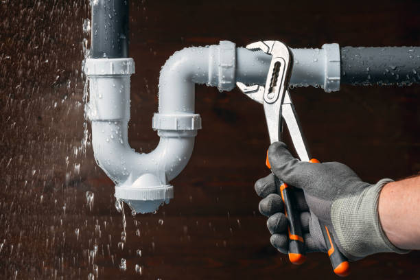 Professional Leak Detection technician working in Columbus, NC